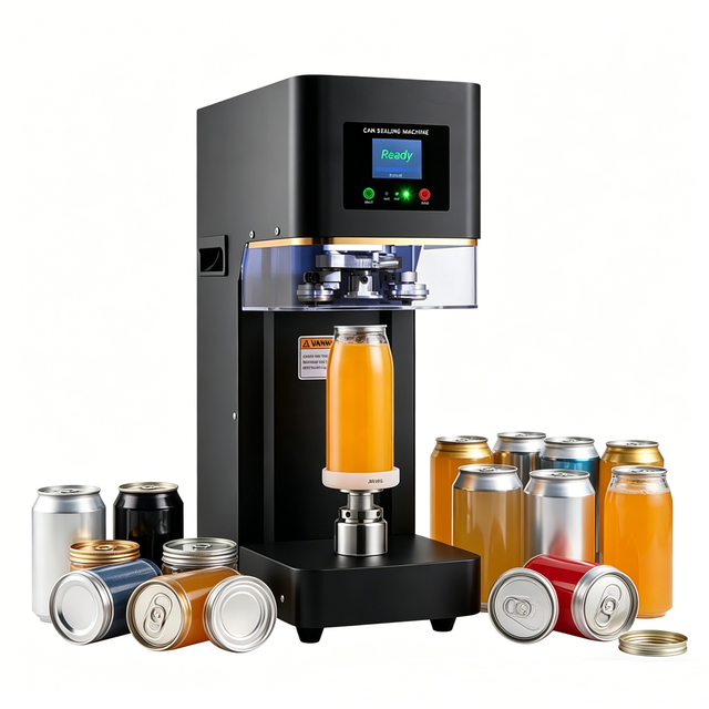Factory PET Bottle Can Sealing Machine clear Plastic Can with Lids Sealer Machine