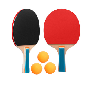 Raqueta de Tenis de Mesa Portátil de Alta Calidad con Mango Corto de Madera y Goma, Servicio OEM, Duradera, Ecológica, con Goma Antiespin - Product Image 6
