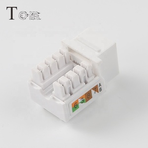 TOM-KJ-2 CAT5E/<span class=keywords><strong>CAT6</strong></span> UTP Mạng Module RJ45 <span class=keywords><strong>Keystone</strong></span> <span class=keywords><strong>Jack</strong></span> Đấm Xuống 90 Độ UTP <span class=keywords><strong>Cat6</strong></span> <span class=keywords><strong>Keystone</strong></span> <span class=keywords><strong>Jack</strong></span> - Product Image 4