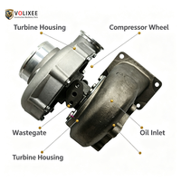 Turbocompresseur GJ90C à montage universel pour excavatrice, chargeuse, moteur diesel, ensemble compresseur de turbocompresseur, pièce de rechange