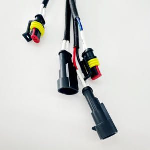 Kunden spezifischer 350mm reiner Kupferkern-Lüfter kabel Tabak-Kabelbaum mit zirkulieren der Leistung - Product Image 1