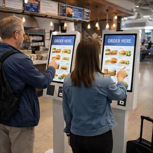 Kiosco de Autoservicio Personalizado Sinmar, Terminal de Pago POS Sin Personal con Impresora, de Pie, de 21.5, 27 y 32 Pulgadas - Product Image 2