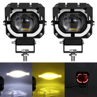 Projecteurs de moto, feux Angle Eye, projecteurs antibrouillard HJG, mini projecteurs auxiliaires pour voiture et moto