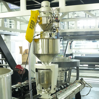 Machine d'extrusion de film soufflé ABA à deux couches avec enrouleur double automatique pour film de sacs poubelles