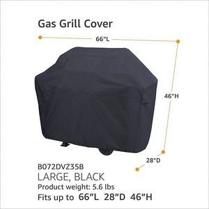 BSCI Factory <b>bbq</b> medium Grill rain <b>Cover</b> Medium Small Black outdoor - Product Image 2
