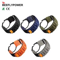 Correa de Repuesto Tejida Resistente para Exteriores BEEFLYPOWER, Correa de Reloj Táctica de Nailon Paracord para AP Sw Royal pop