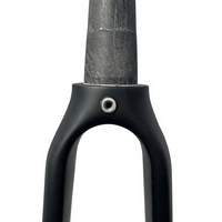 T800 Carbonfaser Gravel Bike Gabel 700C Interne Kabelführung 12x100mm Steckachse Flat Mount Scheibenbremse Konischer Lenker