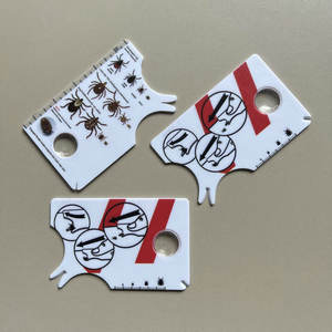 บัตรกำจัดเห็บแบบมืออาชีพพร้อมแว่นขยายและซองพิมพ์ลาย - Product Image 3