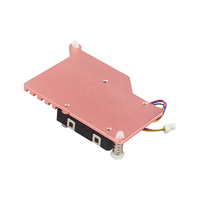 Raspberry Pi 5 Radiator kipas PWM, pendingin aktif Full tembaga untuk Raspberry Pi 5