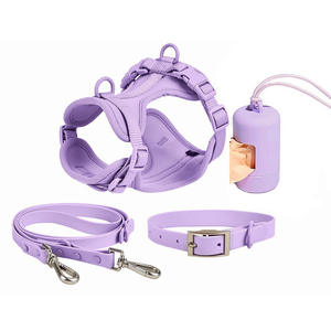 Conjunto de Collares, Correas y Arneses para Mascotas de PVC Impermeable, Ecológico y de Lujo, Personalizado, con Bolsa de Almacenamiento para Perros - Product Image 2