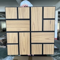 Panneau acoustique géométrique 3D moderne, hexagonal, insonorisant, décoration murale, panneau acoustique en fibre de polyester PET écologique