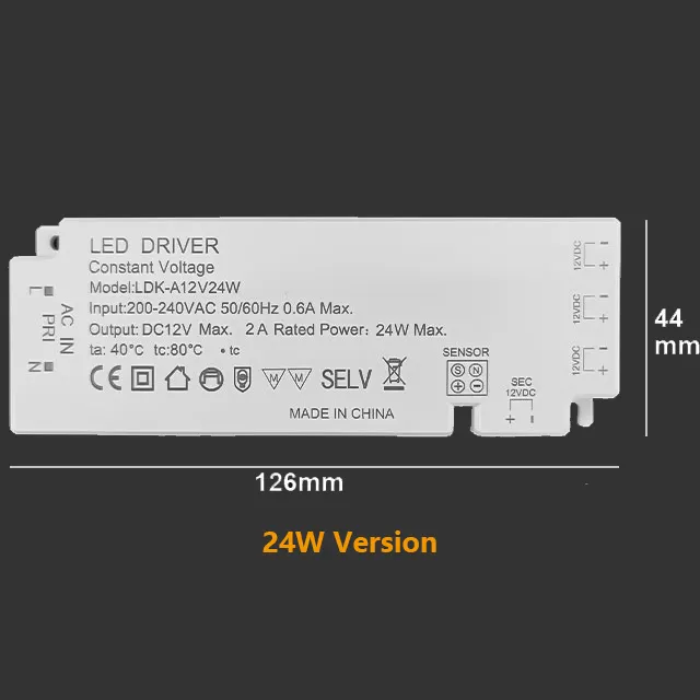 LED constant voltage led driver power supply 12v 24v 9w 10w 12w 15w 18w 20w 24w 30w 36w 40w 50w 60w 100w