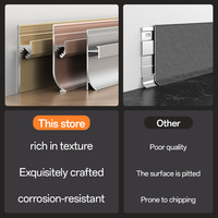 Profilé d'angle en aluminium 6063 T5 anti-termites de qualité supérieure, finition polie, connexion sans joint, 30 mm, pour cloisons sèches, norme HDB Singapour