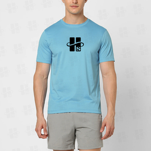 Camiseta Deportiva Ligera de 180 g/m² para Hombre, con Estampado Personalizado a Base de Agua, Estilo Clásico, Absorbente de Humedad, de Lana Merino - Product Image 2