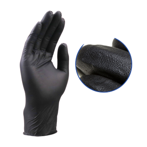 Gants mécaniques robustes avec logo personnalisé, en nitrile industriel 8MIL, poignets renforcés, anti-chimiques, texture diamantée en relief <span class=keywords><strong>pour</strong></span> une meilleure adhérence - Product Image 1
