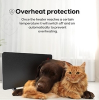 OkyRie 150W Poulailler Chauffe-Poulailler 150W Efficacité Énergétique Lampes de Couveuse pour Poulet Animaux de Compagnie avec Composant de Roulement de Noyau