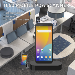 Máy tính cầm tay PDA <span class=keywords><strong>4</strong></span>+64GB Android 14 CPU Octa-core 2.2Ghz, tích hợp quét mã QR và mã vạch, chuẩn IP67, kèm đế sạc, hàng có sẵn - Product Image 3