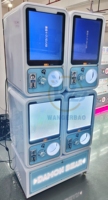 Máquina Expendedora de Juguetes WANGERBAO, Dispensador de Cápsulas Gacha, Mini Exhibidor de Pósteres Metálicos, Funciona con Monedas, para Mayores de 6 Años, para Gachapon de 60-100 mm