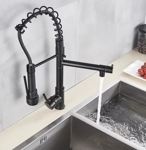 Grifos de Cocina de agua fría y caliente clásicos contemporáneos extraíbles Torneira Cozinha Goumert Griferias <span class=keywords><strong>Grifo</strong></span> De Cocina - Product Image 2