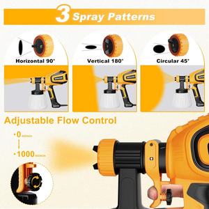 <span class=keywords><strong>Pistola</strong></span> <span class=keywords><strong>de</strong></span> Pulverización HVLP Inalámbrica <span class=keywords><strong>de</strong></span> 700W con Batería <span class=keywords><strong>de</strong></span> Litio, 110v/220v, para Bricolaje y Calificación, Producto Nuevo al por Mayor - Product Image 3