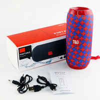 Haut-parleur de vélo sans fil stéréo multifonctionnel certifié ROHS Tg117, haut-parleur Bluetooth portable étanche