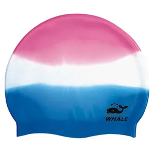 Hot Sale Fashion Waterproof Customer Logo Printing Silicone Swimming Cap Hat For Men And Women Water Sports Events Competitions