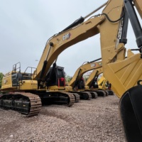 Excavatrice sur chenilles Caterpillar 76 tonnes, moteur CAT374, pompe hydraulique, faible entretien, état parfait, modèle 2024, pour l'exploitation minière et routière