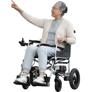 D3-A Fauteuil roulant électrique à moteur sans balais portable pour les personnes handicapées.