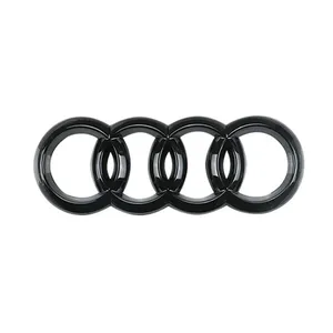 4 Anelli ABS per Emblema Cofano Anteriore e <span class=keywords><strong>Logo</strong></span> Posteriore per <span class=keywords><strong>Audi</strong></span> <span class=keywords><strong>A3</strong></span> A6L A7 A1 A2 A8 A4 A5 Q3 Q5 Q7 Q8 Q2L TT Q6 RS3 RS4 RS5 RS6 - Product Image 3