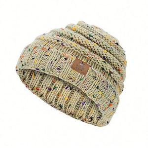 Fashion Plain <b>Hat</b> <b>Beanies</b> With Custom Embroidery Knit Winter Thick Solid Fleece Lined <b>Beanie</b> <b>Hats</b> for Kids - Product Image 3