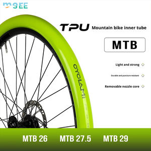 צמיג פנימי TPU קל משקל במיוחד לאופני הרים עם שסתום מתכת נתיק של SeeMore, צמיג TPU לאופני הרים עם שסתום צרפתי - Product Image 5