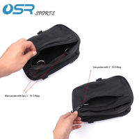 OSR SPORTS Pochettes de plongée Backmount Sidemount en Nylon 1680D et Acier Inoxydable 316, Équipement avec Logo Personnalisé 8*25*15cm 360g