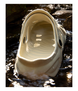 EACH Hole Shoes Men Summer Outdoor Sports Simple Thick Bottom EVA Soft Foot Feeling Two Wear Sandals <b>Slippers</b> TX-05 Outdoor - Product Image 2