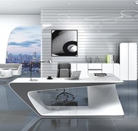 Ensemble de bureau et de chaise de style européen moderne, design de haute technologie, couleur personnalisée