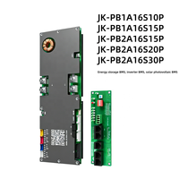 JIKONG V19 Smart BMS 8S-16S 48V LiFePO4 250A 2A con Balance Activo y Pantalla de 4.3 Pulgadas para Almacenamiento de Energía Doméstico y Cajas de Baterías DIY