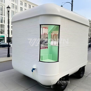 Industrial Grade Concession Food <b>Trailer</b> Rust Resistant Mobile Vending Cart Mobile Food Trucks Wholesale Supply Mobile Food Truc - Product Image 3