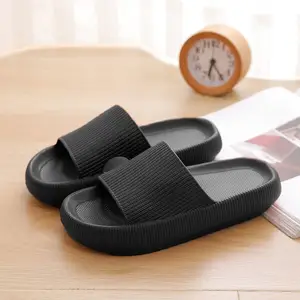 Kaymaz hızlı kurutma EVA düz sandalet sıcak satış EVA slayt yastık terlik