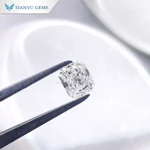 Tianyu best lab created diamonds man made diamonds Radiant cut CVD-2.16CT -E VS2 synthetic diamond low price