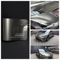 Hitam Premium 5X60FT vinil bungkus Film perekat rol merenggang DIY lembar Decal berubah warna Logo stiker mobil