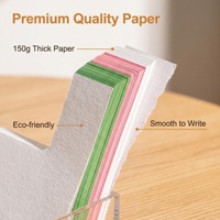 Bloc-notes en papier 3D stéréoscopique découpé au laser de haute qualité et économique, papeterie scolaire en vrac