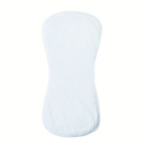 Pañuelos de tela blancos personalizados al por mayor para bebés, toallas suaves para recién nacidos, paños de eructo para sublimación. - Product Image 1