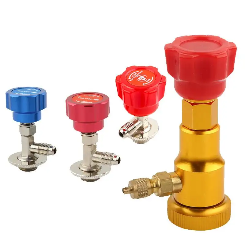 Refrigeration Tool Charging Ball Valve Air Condition Hose Wrapping Machine Universal Test Adapter Copper Pipe Bending Tools