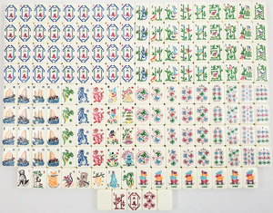 Fichas de Mahjong Acrílicas Optimizadas de 38 mm, Color Blanco Hueso, Textura Natural, Transparencia Cristalina, Juego para 4 Jugadores, para un Mezclado Estable y Suave - Product Image 5