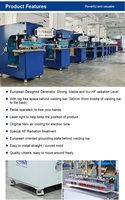 Nouvelle machine à souder Hipower 10KW pour bâches en toile laminée avec revêtement TPU et écrans de cinéma en PVC