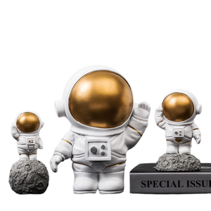 Étagère de décoration mignonne pour chambre à coucher, figurine d'astronaute, petite statue - Product Image 4