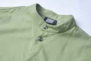 <span class=keywords><strong>Veste</strong></span> <span class=keywords><strong>de</strong></span> chef en coton et lin style Light-Food, vert olive frais, respirante, uniforme <span class=keywords><strong>de</strong></span> service <span class=keywords><strong>de</strong></span> restauration - Product Image 3