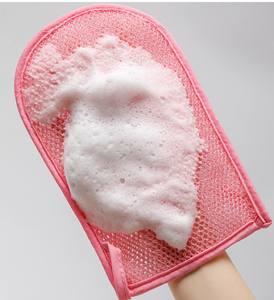 Nuovo guanto esfoliante con rete africana spugna da bagno esfoliante per il corpo della doccia Scrubber posteriore guanto Scrubber - Product Image 5