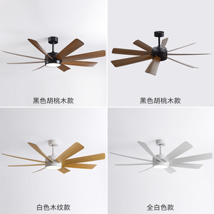 Led quạt trần trắng 58 "luồng không khí cao 8 lưỡi nhựa Quạt trần lớn với điều khiển từ xa - Product Image 2