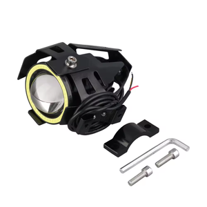   ไฟหน้า LED สำหรับสกู๊ตเตอร์ยูนิเวอร์แซล U7 พร้อมแตรในตัว, ไฟสปอร์ตไลท์ด้านหน้าความสว่างสูงสำหรับการดัดแปลงสกู๊ตเตอร์ไฟฟ้าสำหรับการขับขี่กลางคืน - Product Image 5