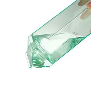 Bouteille d'eau en carton de lait transparente personnalisée avec logo, bouteille d'eau en carton de lait transparente, bouteille d'eau de motivation en carton de lait - Product Image 4